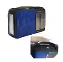 Radio Multifunción Ns-8060bt Azul Con Recarga Solar Y Bluetooth