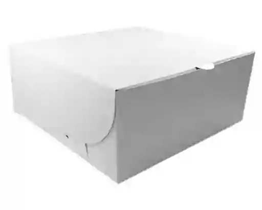 Cajas Blancas Para Tortas X 5 14x14x8 Cms