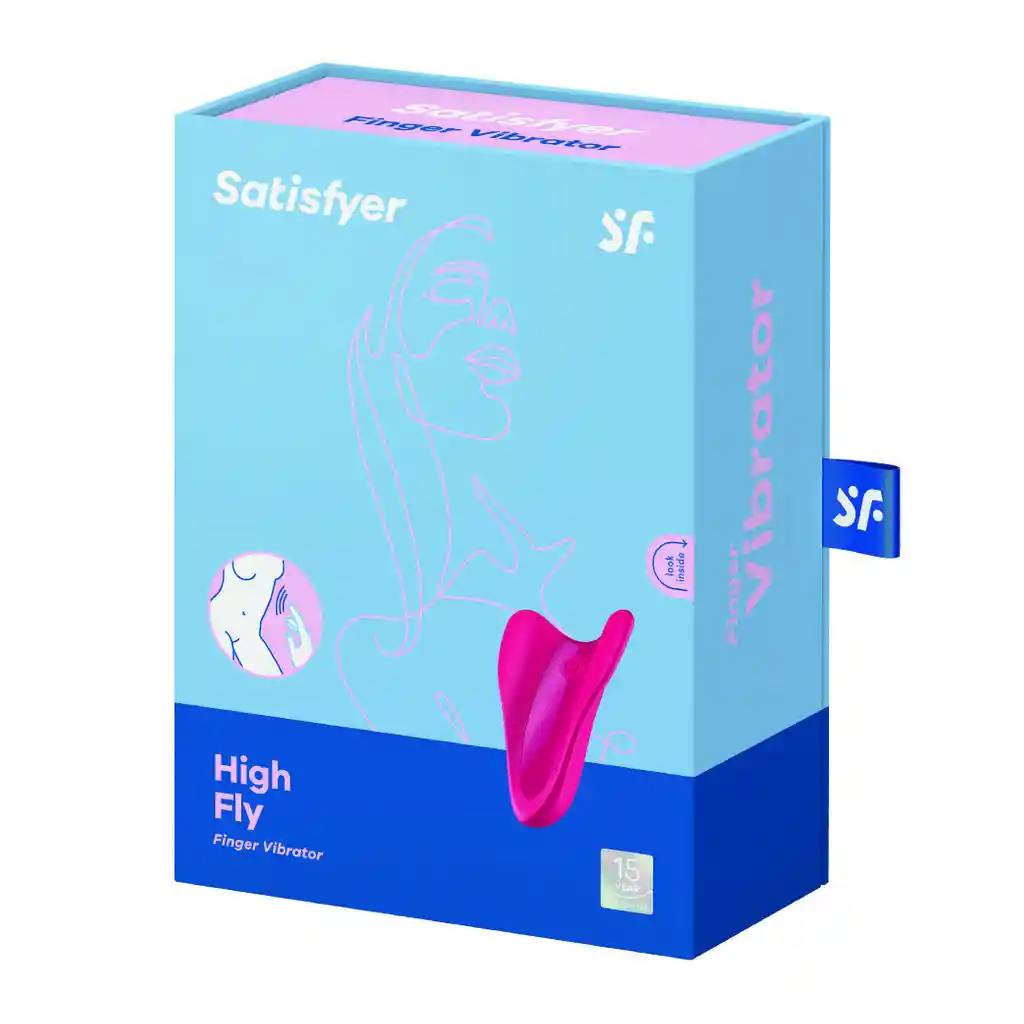 Vibrador De Dedo High Fly Fucsia Satisfyer