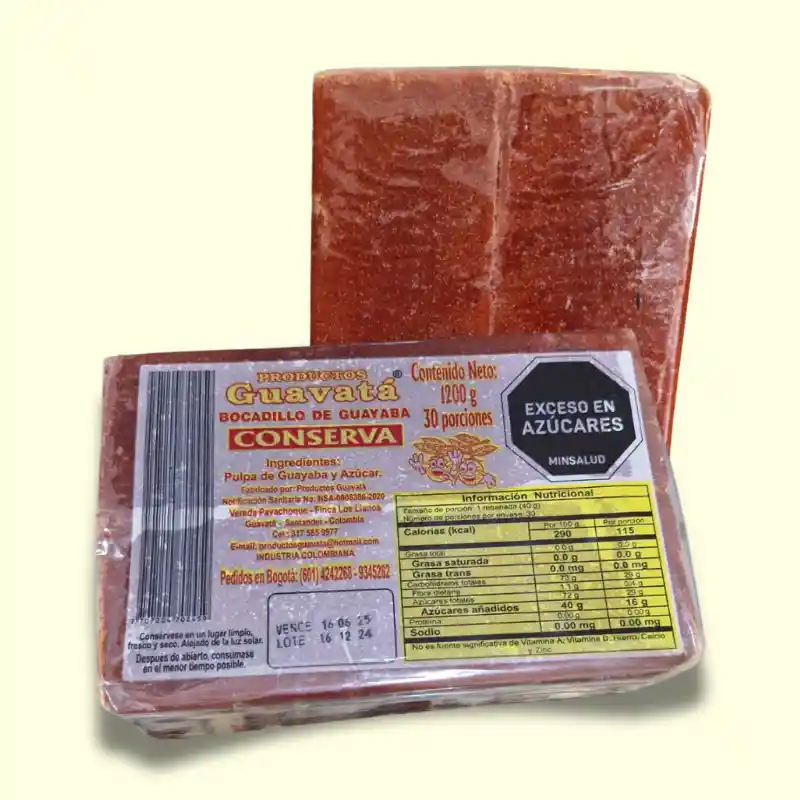 Conserva De Guayaba 1200 Gm