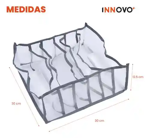 Set De 3 Organizadores De Ropa Organiza Closet Innovo Home