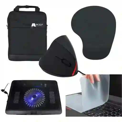 Combo Office Base N191 + Membrana 14″ + Morral 15″ N + Mouse Fu
