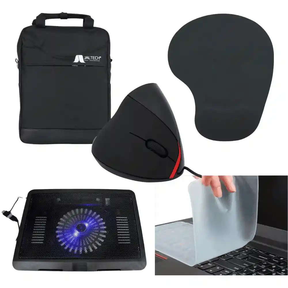 Combo Office Base N191 + Membrana 14″ + Morral 15″ N + Mouse Fu