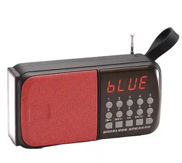 Radio De Recarga Solar Ns-s177s Rojo