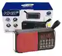 Radio De Recarga Solar Ns-s177s Rojo