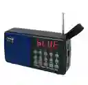 Radio Con Recarga Solar Ns-s177s Azul