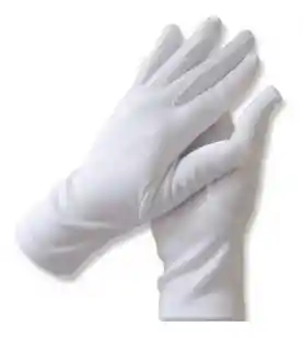 Guantes De Tela Blanco Talla 12