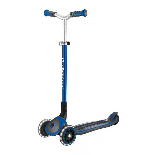 Patineta Master Lights Azul Plegable Globber Para Niños