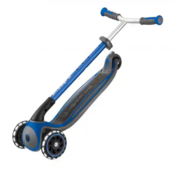 Patineta Master Lights Azul Plegable Globber Para Niños