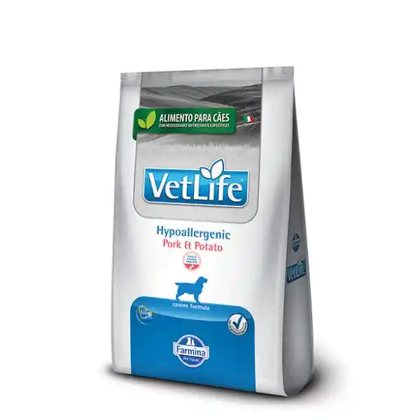 Vet Life Canine Hypoallergenic Pork Potato 2 Kg