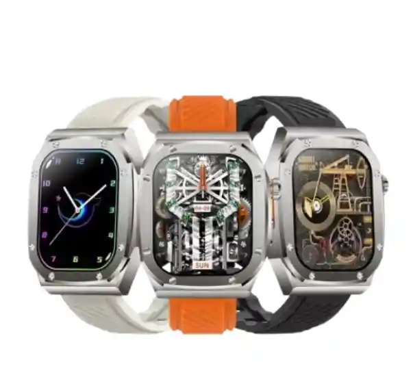 El Smartwatch Línea Premium Lg-61 Max Plateado Estilo Y Versatilidad