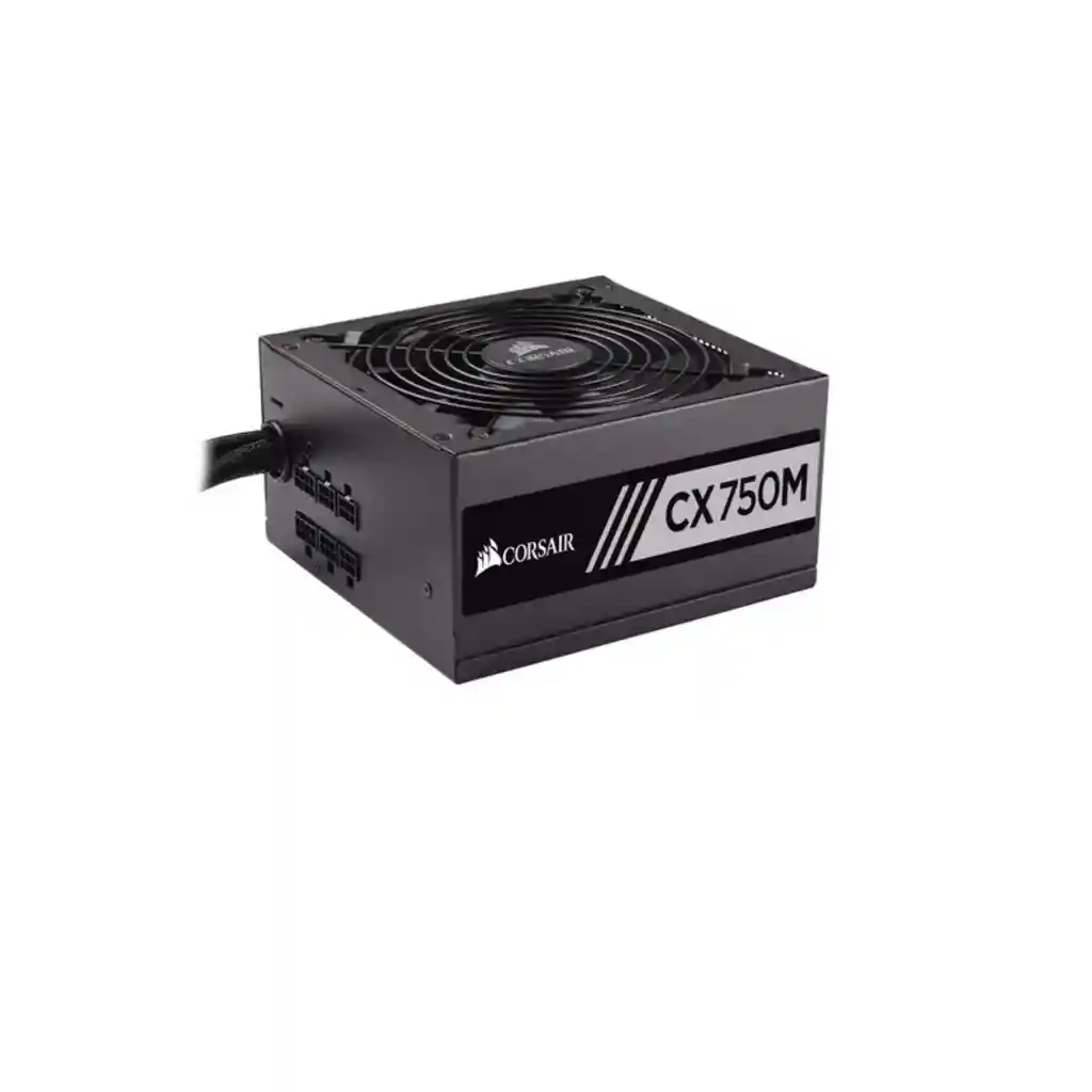 Fuente De Poder Para Pc Corsair Cx-m Series Cx750m 750w Black 110v