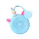Parlante Bluetooth Unicornio A2129 Celeste