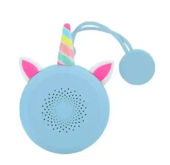 Parlante Bluetooth Unicornio A2129 Celeste