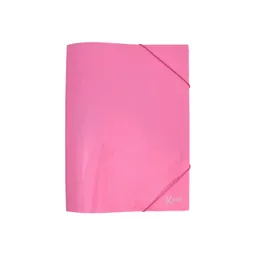 Carpeta Seguridad Plástica Rosado Pastel Klipp