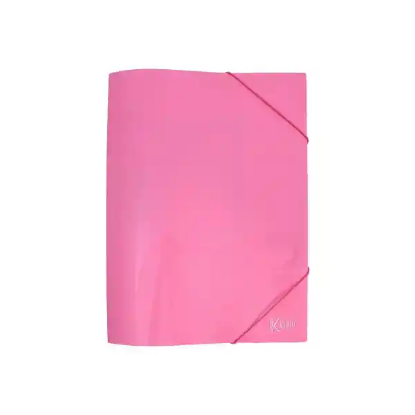 Carpeta Seguridad Plástica Rosado Pastel Klipp