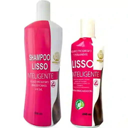 Kit Lisso Inteligente Shampoo 500ml + Tratamiento 240ml Herbacol