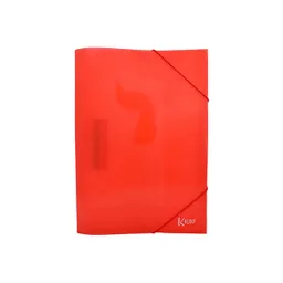 Carpeta Seguridad Plástica Rojo Pastel Klipp