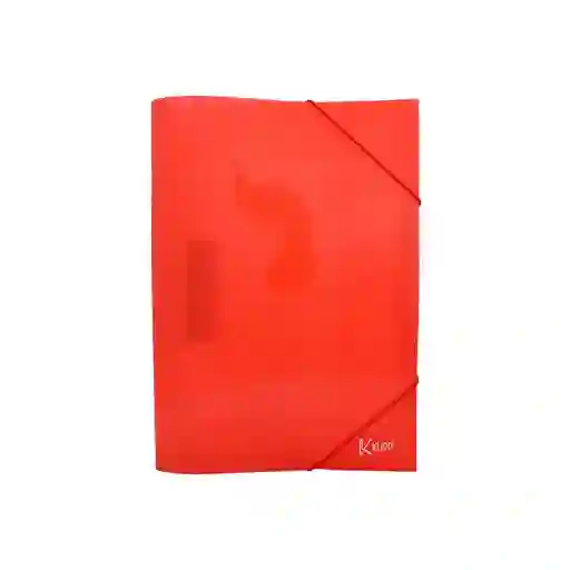 Carpeta Seguridad Plástica Rojo Pastel Klipp