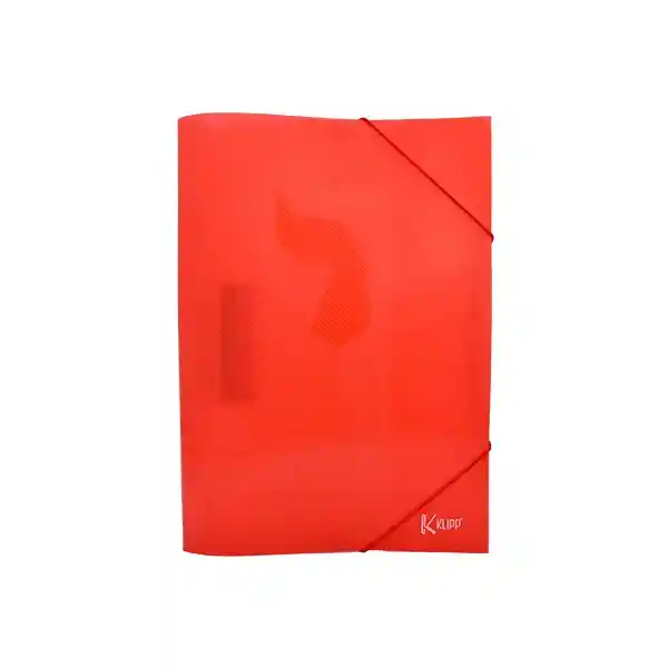 Carpeta Seguridad Plástica Rojo Pastel Klipp