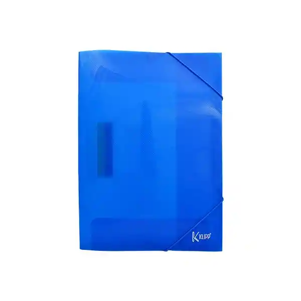 Carpeta Seguridad Plástica Azul Pastel Klipp