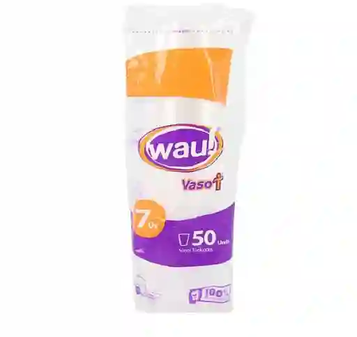 Vaso Desechable Wau 7oz *50und