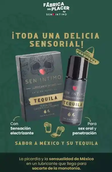 Lubricante Sen Intimo Tequila Electrizante 30ml