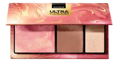 Ultra Color Paleta Facial 3 En 1 Rubor/ Efecto Bronceado / Iluminador.