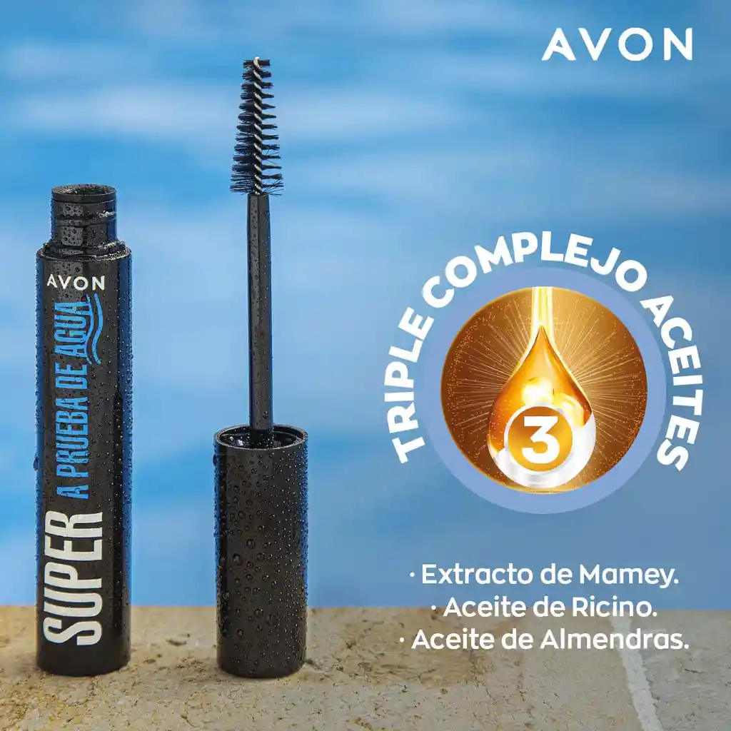 Super A Prueba De Agua, Máscara Para Pestañas 7g.
