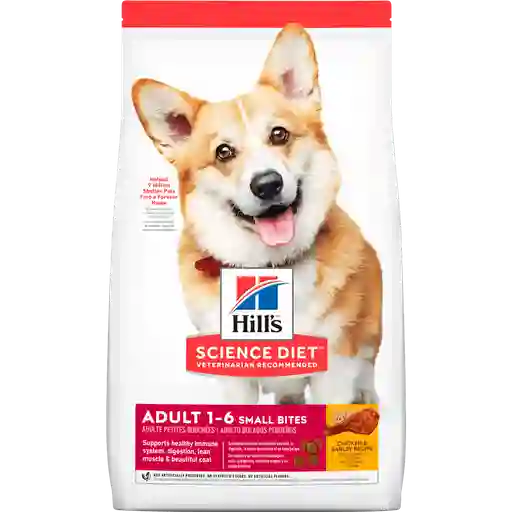 Hills Adulto Razas Medianas 4.4 Lbs Small Bites Sb Hills Perros