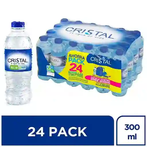 Agua Cristal 300ml X 24und