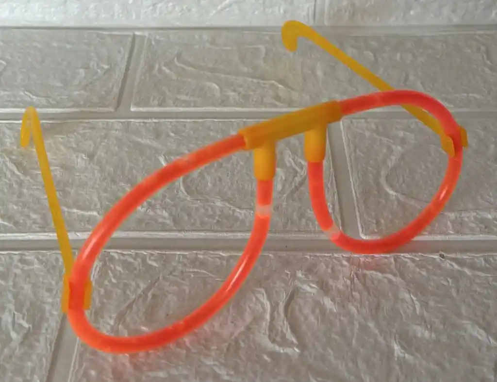 Gafas Neon Hora Loca Naranja