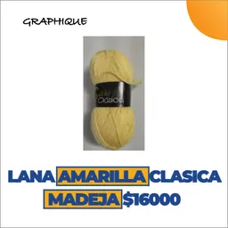 Lana Amarilla Clásica