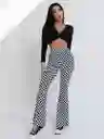 Leggins Bota Campana Cuadricula Talla S/m