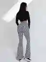 Leggins Bota Campana Cuadricula Talla L/xl