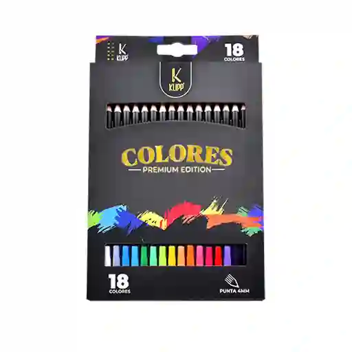 Color Unipunta 18 Und 4 Mm Premium Klipp
