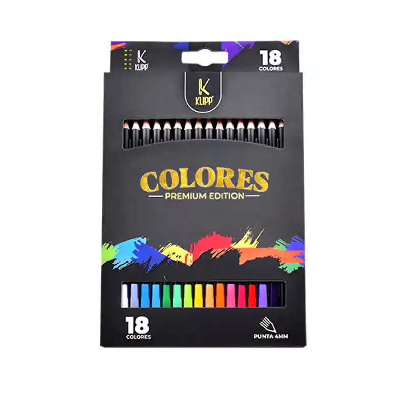 Color Unipunta 18 Und 4 Mm Premium Klipp