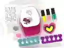 Set Nail Glam Salon Decoración De Uñas Con Secador Para Niñas