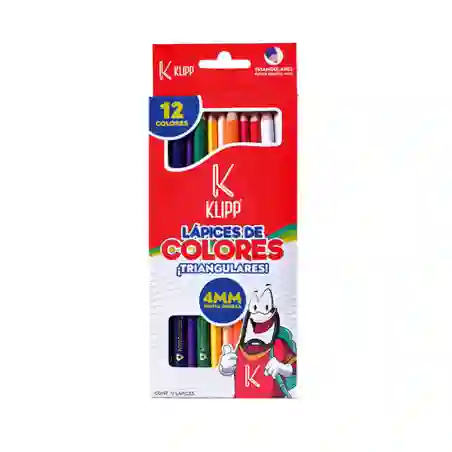 Color Unipunta 12 Und 4 Mm Klipp