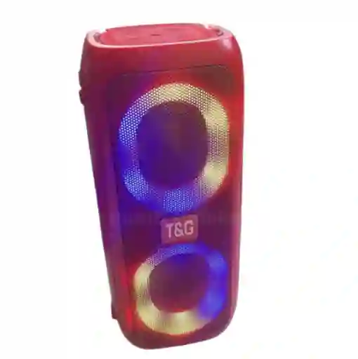 Parlante Tg-333 Rojo Compacto Y De Alta Calidad