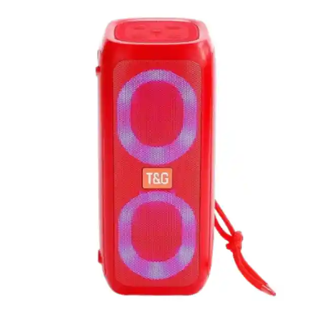 Parlante Tg-333 Rojo Compacto Y De Alta Calidad