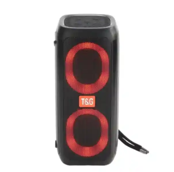 Parlante Tg-333 Negro Con Diseño Elegante Y Funcional