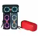 Parlante Tg-333 Rojo Portátil Con Sonido Potente