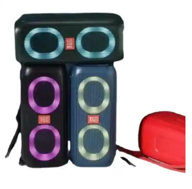 Parlante Tg-333 Negro Bluetooth Para Uso Diario