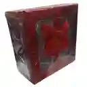 Caja Fina De Regalo Acetato Mediano Rojo