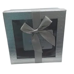 Caja Fina De Regalo Acetato Pequeña Plateado