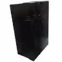 Caja Fina Regalo Metalizada Rectangular Negra Grande