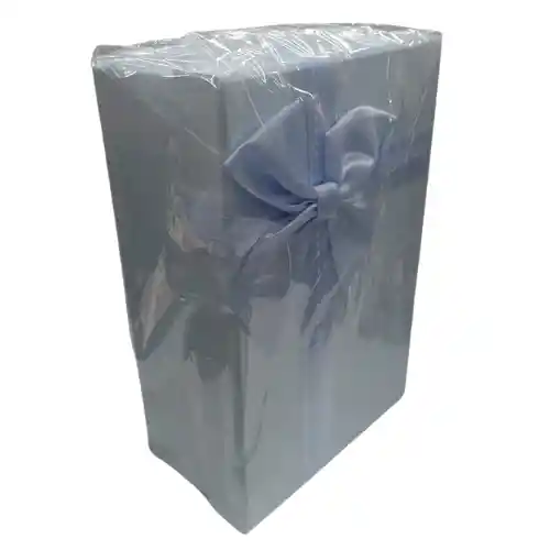 Caja Fina Regalo Pastel Rectangular Azul Paqueña