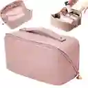 Cosmetiquera Tendencia Tipo Bolso Rosada O Beige