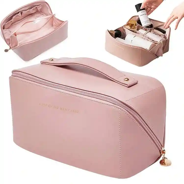 Cosmetiquera Tipo Bolso Rosada